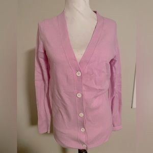 Brand New Bloomingdale’s Women’s Cashmere Pink Cardigan Sweater Size XS NWT